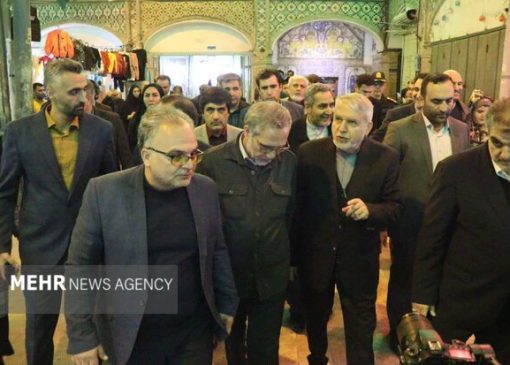 بازدید وزیر میراث فرهنگی از طرح بازارچه سمنان