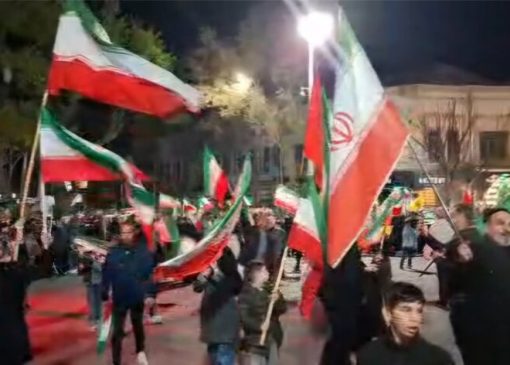 ایستادگی مردم تبریز در شب‌های اقتدار ایران با برپایی دسته‌های حسینی