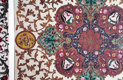 سقف‌های لاکی صاحبقرانیه؛ روایت رنگ بر چوب
